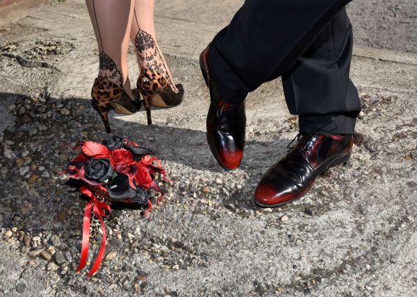 Rockabilly Paar Detailaufnahme